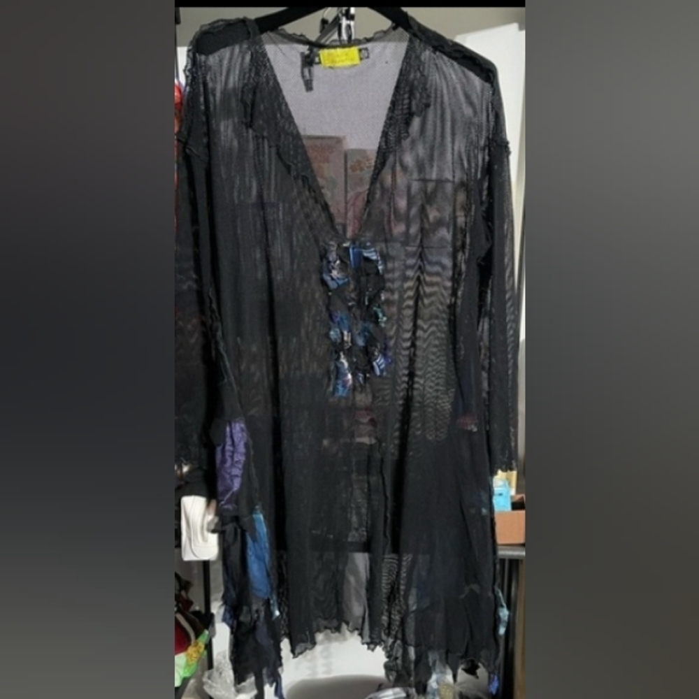 Giselle Shepatin Early 1990s  Runway Duster In a Size Med .